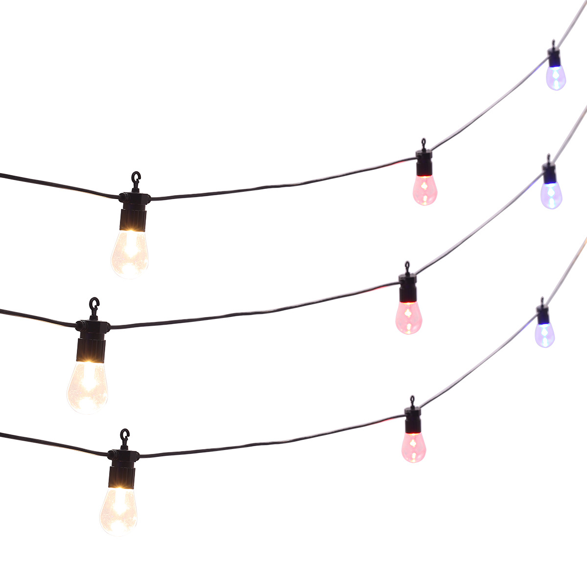 Tuya decorative fairy l holiday led rubber string lights work with google home assistant and Amazon Alexa