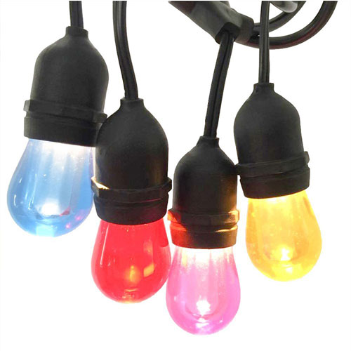 water proofed IP RGB smart Wedding patio lighting decorative string lights